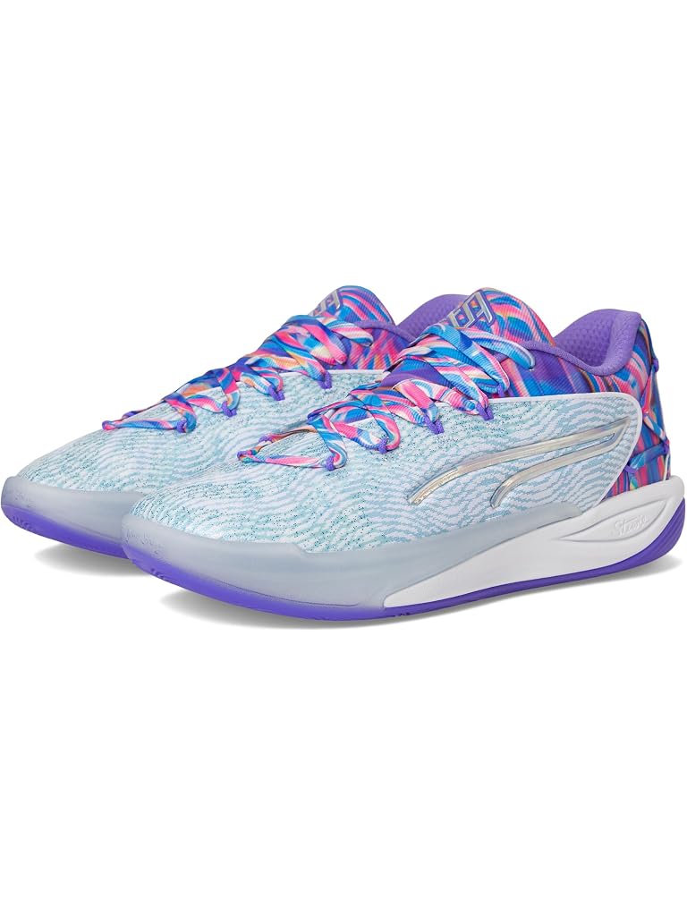 Blue PUMA Stewie Basketball Shoes