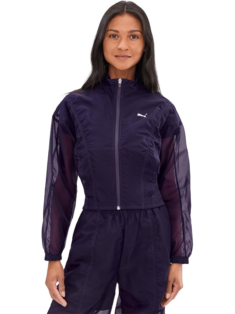 Purple PUMA Dare To Oversized Woven Jacket