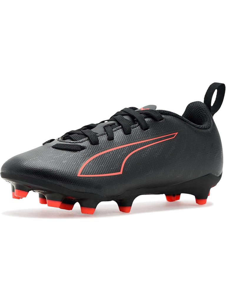 Black PUMA Ultra Play Firm, Artificial Ground Soccer Cleats (Little Kid/Big Kid)