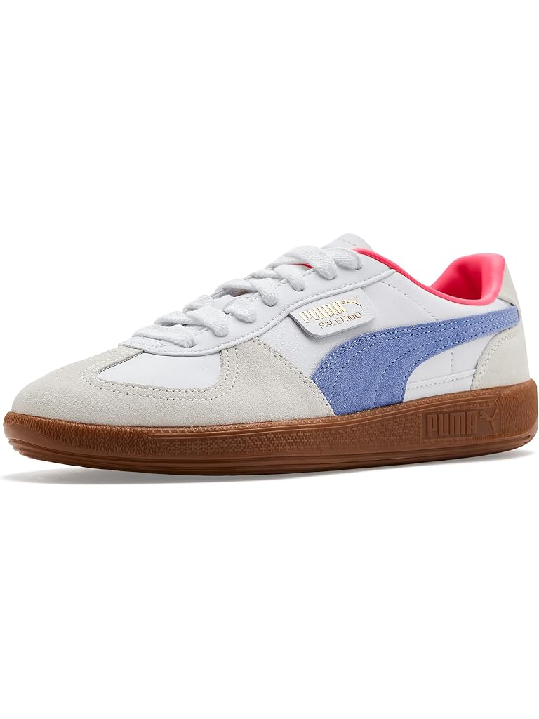 White PUMA Palermo Leather Sneakers