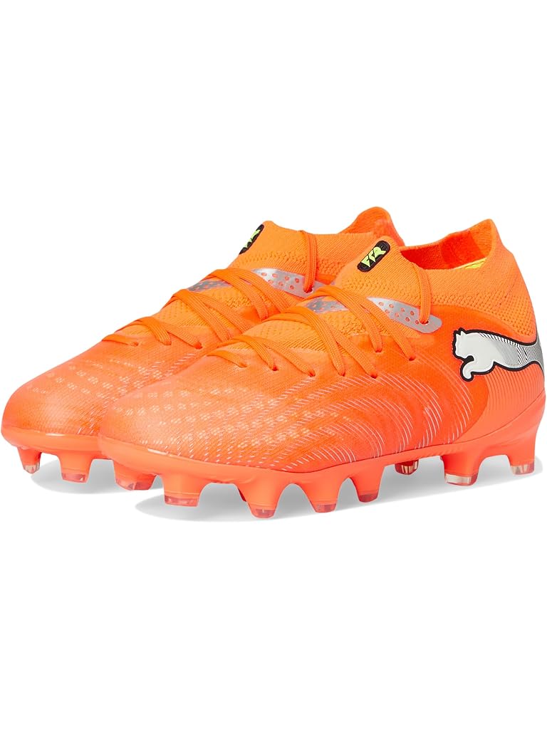 Orange PUMA Future 9 Pro Firm/Artificial Ground Soccer Cleats (Little Kid/Big Kid)