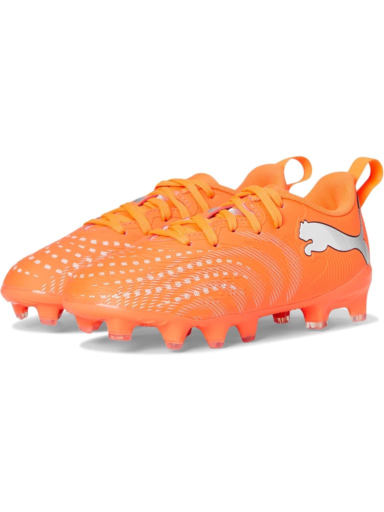 Orange PUMA Future 9 Play Firm/Artificial Ground Soccer Cleats (Little Kid/Big Kid)