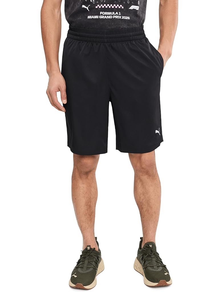 Black PUMA Essentials Woven Shorts