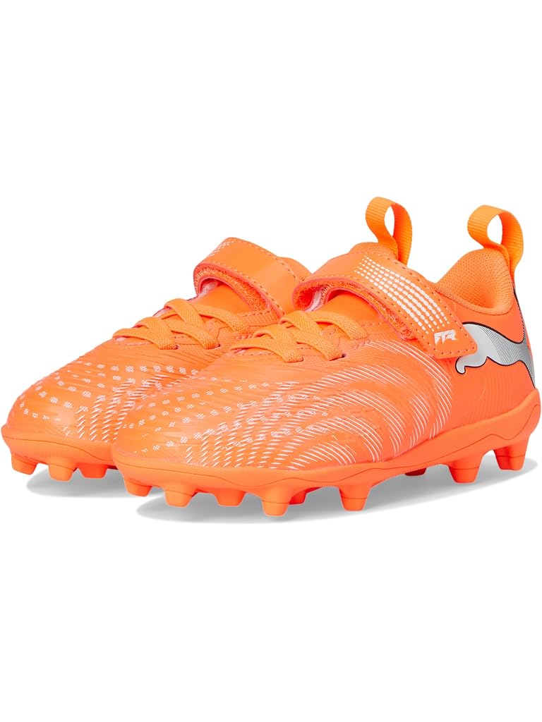 Orange PUMA Future 9 Play Hook And Loop Firm/Artificial Ground Soccer Cleats (Toddler/Little Kid/Big Kid)