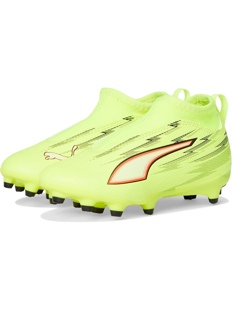 Yellow PUMA Ultra 6 Match+ Laceless Firm/Artificial Ground Soccer Cleats (Little Kid/Big Kid)