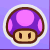 The Poison Mushroom sticker from Paper Mario: Sticker Star