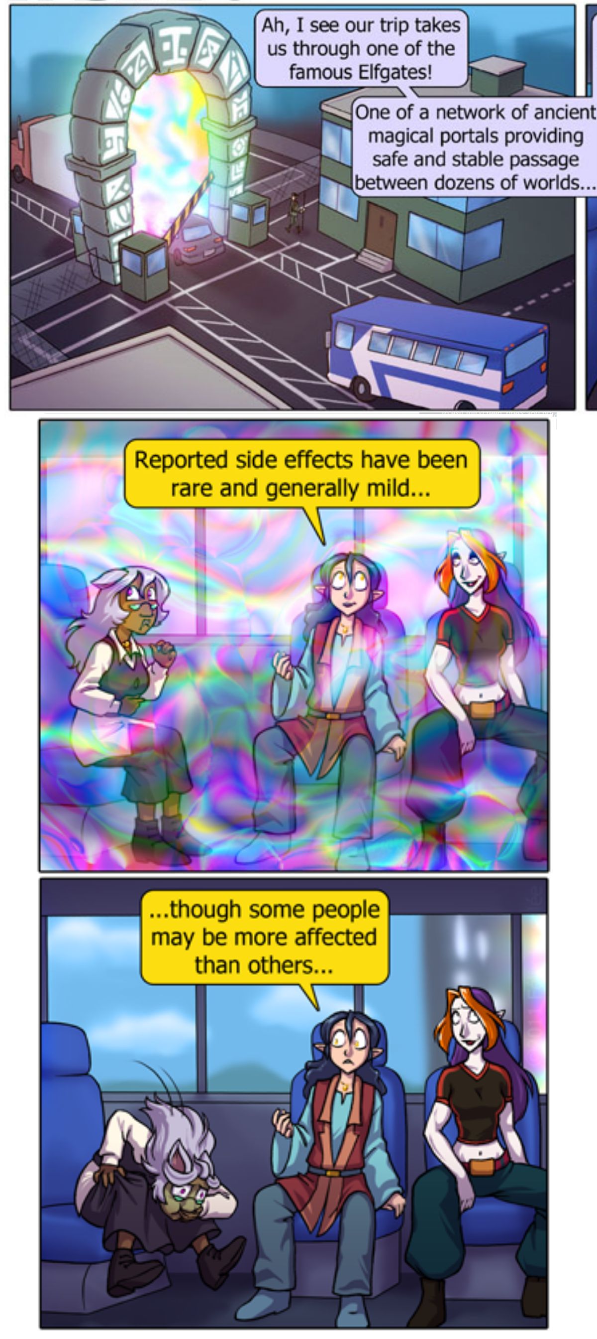 Teleportation Sickness (trope)