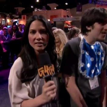 Olivia Munn on G4 (Image: NBCUniversal)