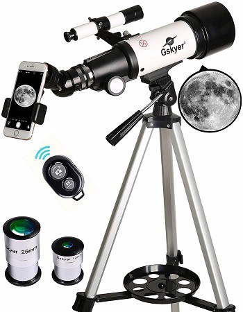 Gskyer 70mm Aperture 400mm AZ Mount Astronomical Refractor Telescope Gskyer 70mm Aperture 400mm AZ Mount Astronomical Refractor Telescope