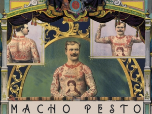 Macho Pesto Jar Labels