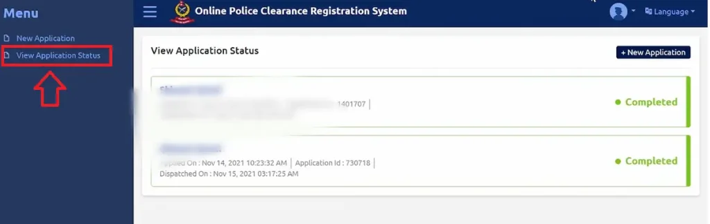 Police report check