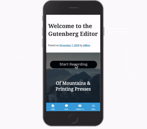 WordPress Mobile Menu with Modal Popup