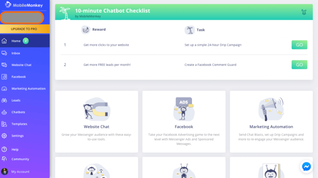 mobilemonkey-chatbot-dashboard