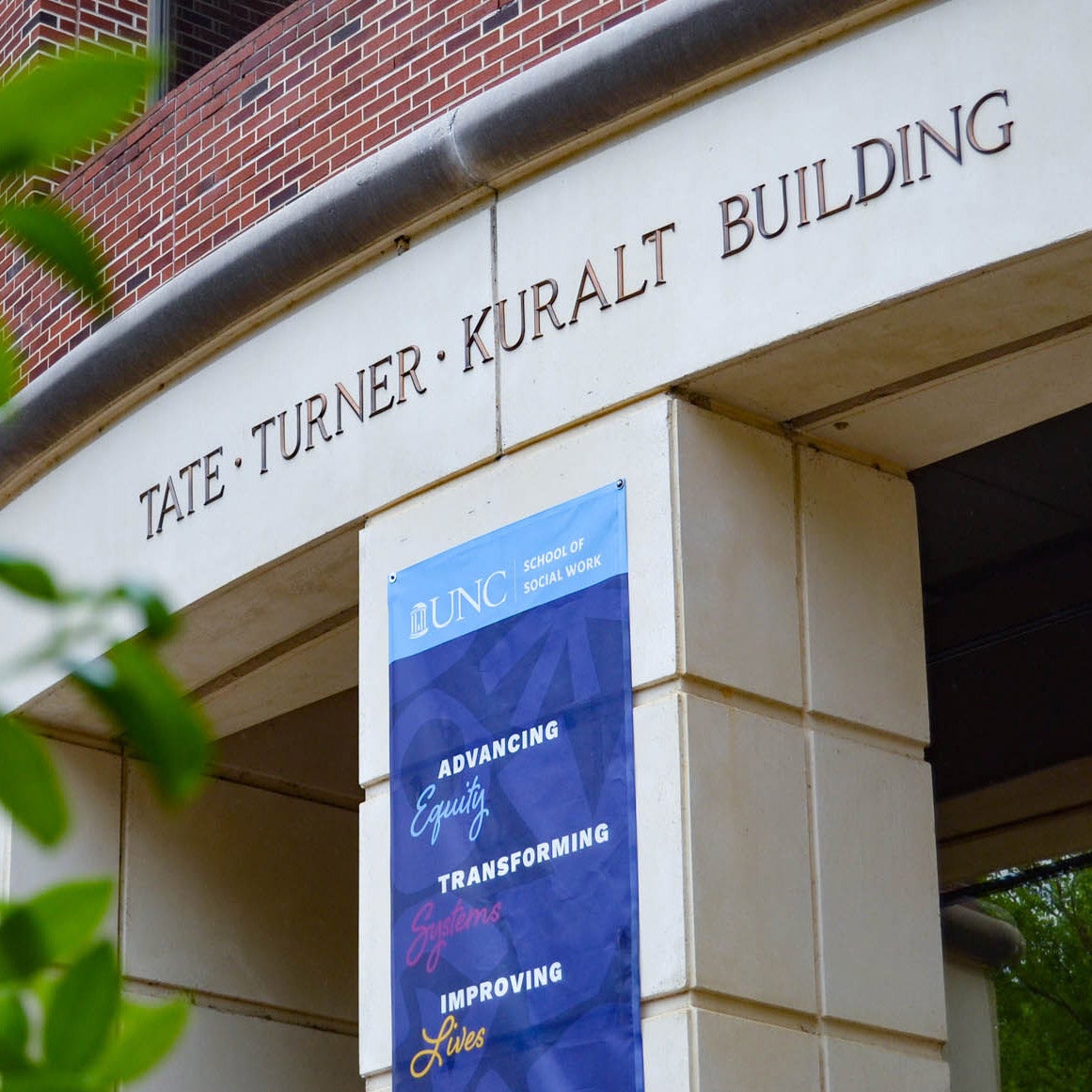 Front of Tate Turner Kuralt Building