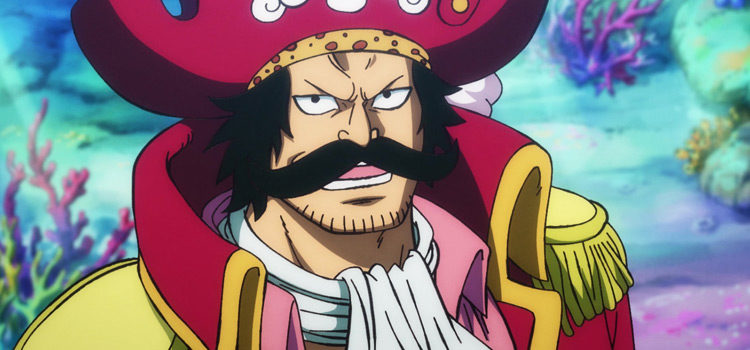 15 Iconic Anime Characters With Iconic Mustaches Gol D. Roger Close-up Screenshot (One Piece Anime)