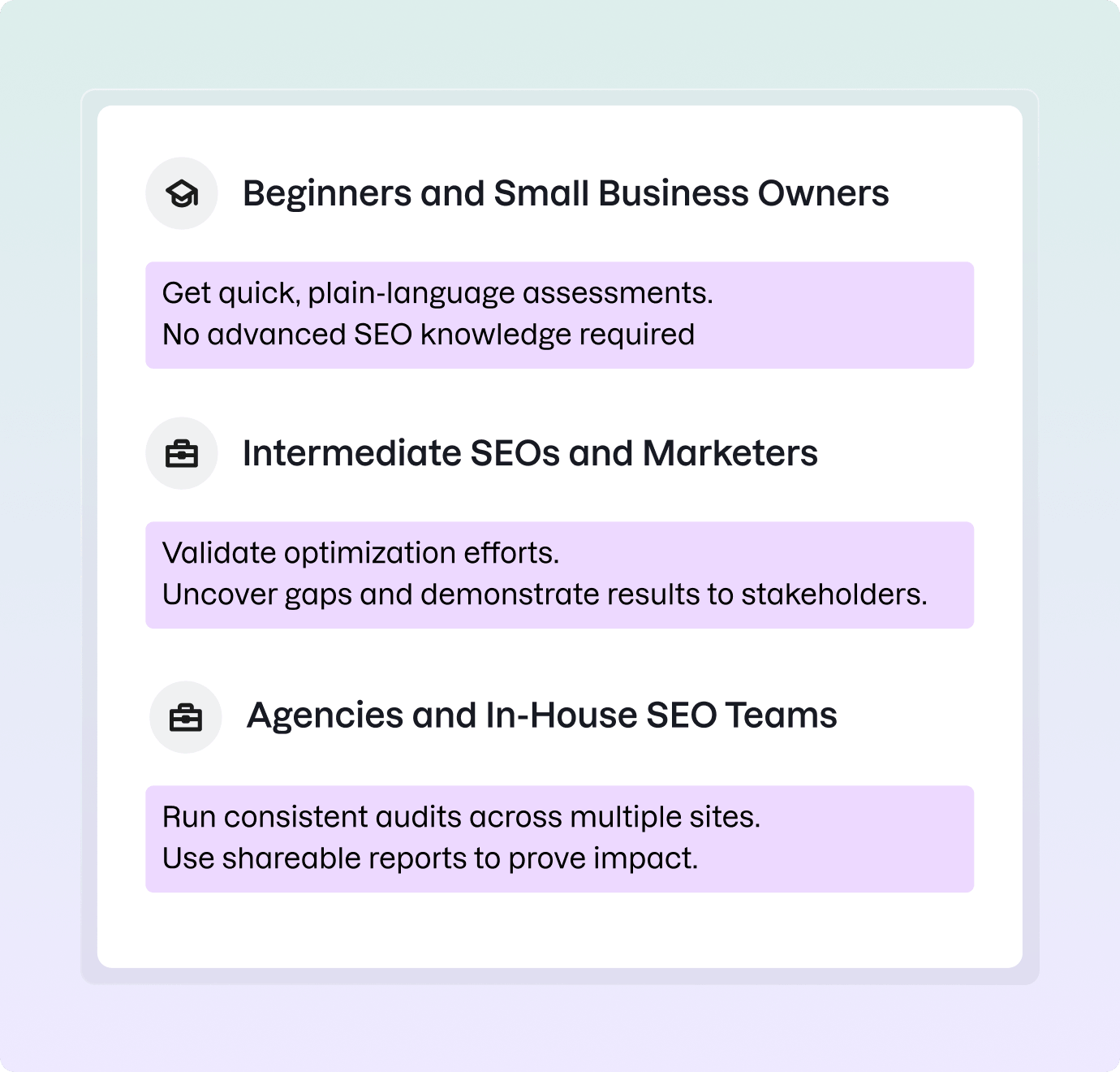 Wie profiteert het meest van de Website SEO Checker?
