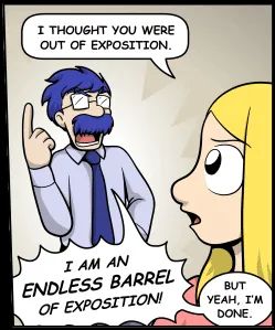 Mr. Exposition (trope)