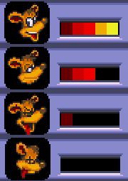 Expressive Health Bar (trope)