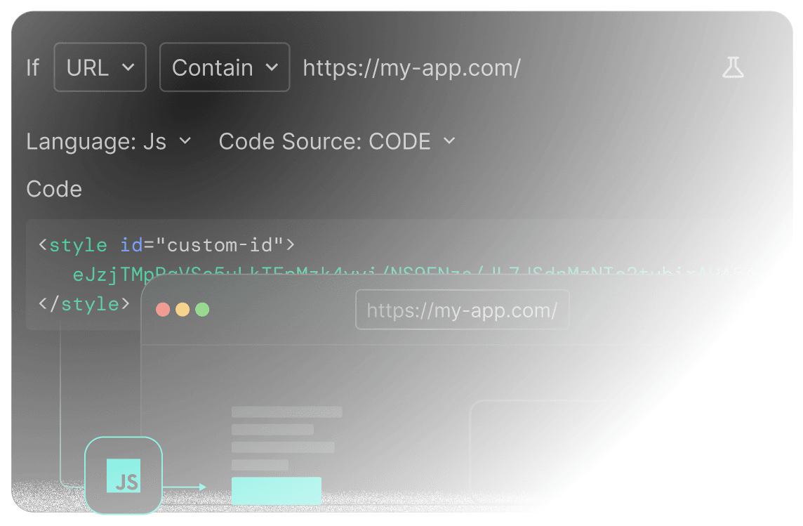 Inject custom JavaScript and CSS on any webpage