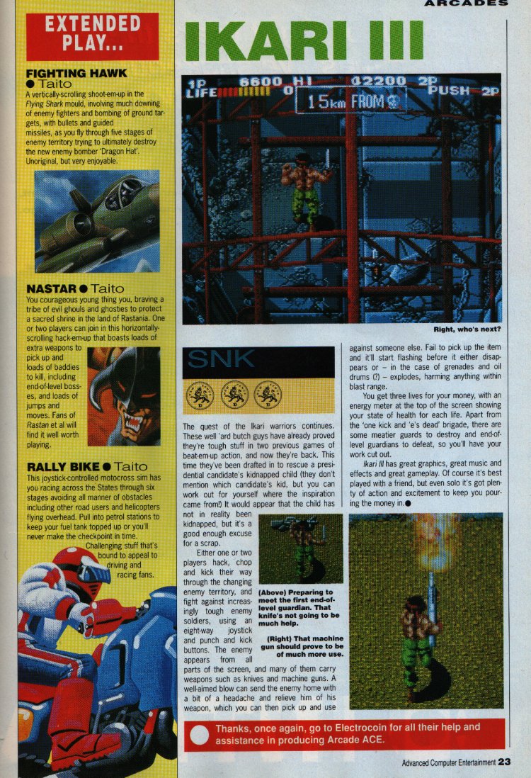Ikari III review page
