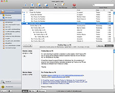Browsing newsgroups in the Unison newsreader