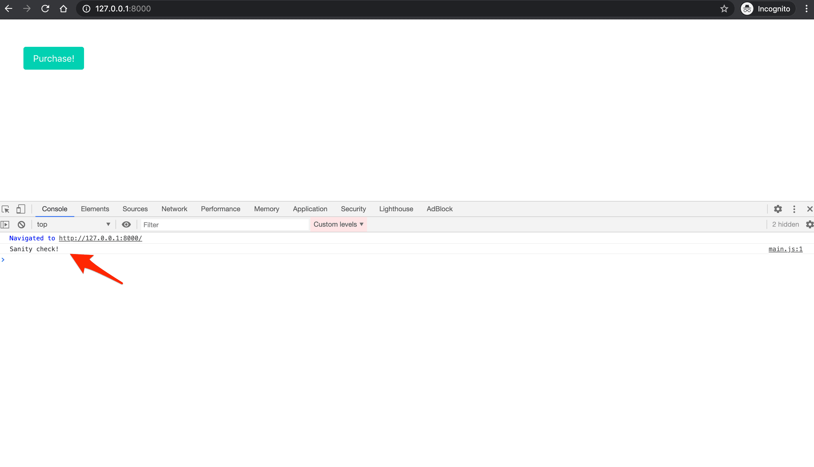 JavaScript Sanity Check
