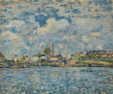 Alfred Sisley – La Seine au point du jour (1877), MuMa