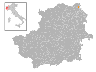 Poziția localității Nomaglio
