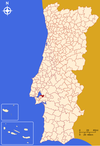 Alcochete - Localizazion