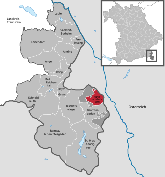 Poziția localității Marktschellenberg