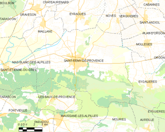 Saint-Rémy-de-Provence - Localizazion