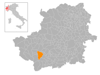 Perreros läge i Turin