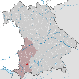 Kaufbeuren - Localizazion