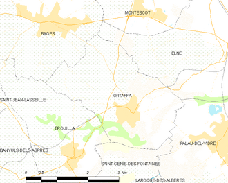 Ortaffa - Localizazion