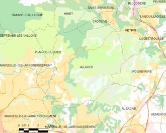 Allauch - Localizazion