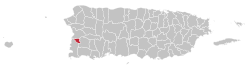Localização de Hormigueros em Porto Rico