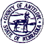 Official seal of Antelope County, Nebraska