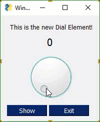 dial element