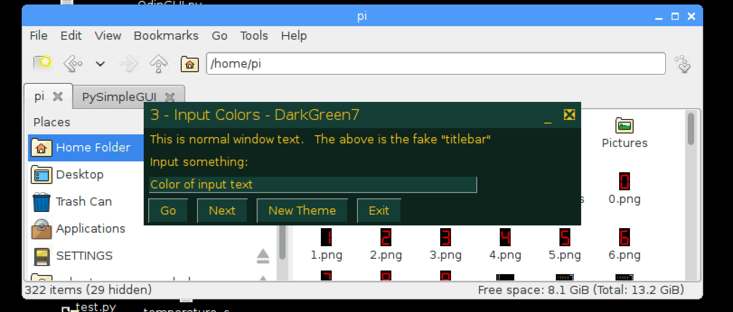 No titlebar Pi