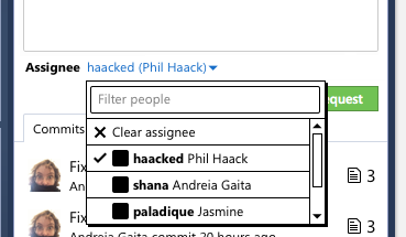 creating pr filter menu