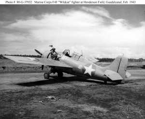 Marine Corps F4F Wildcat at Guadalcanal