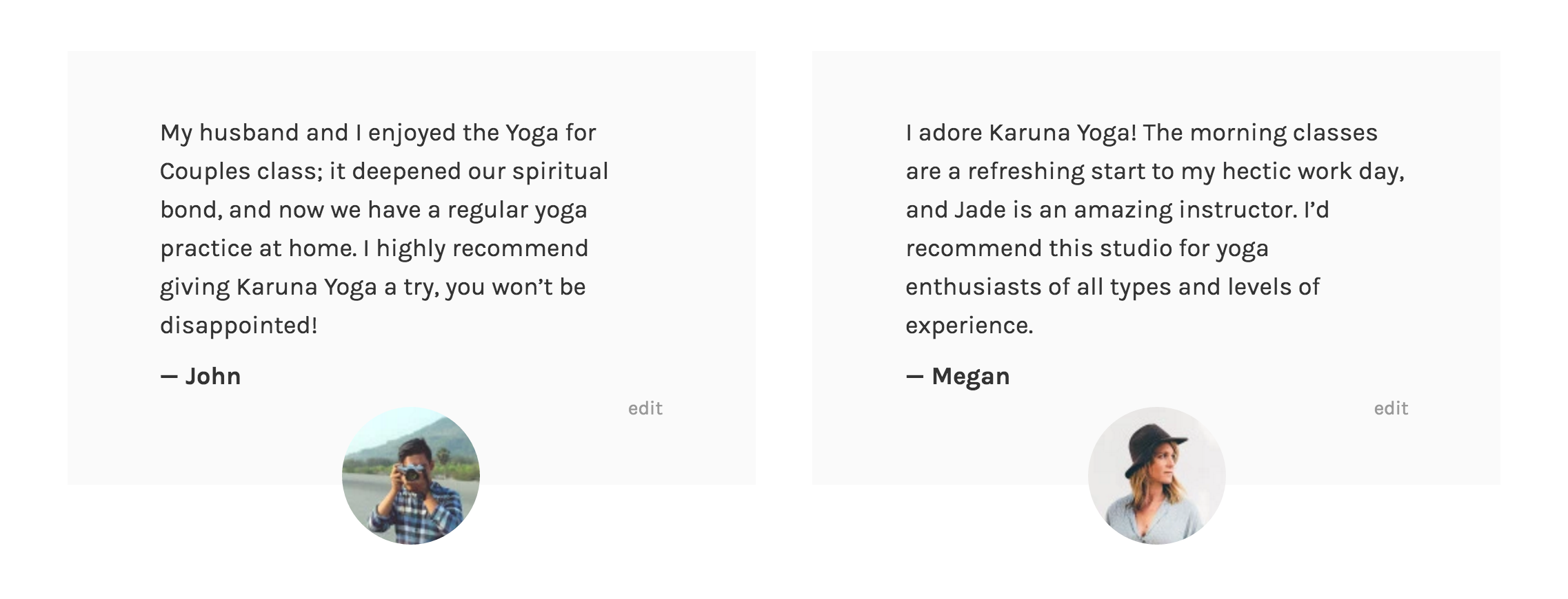 Testimonials