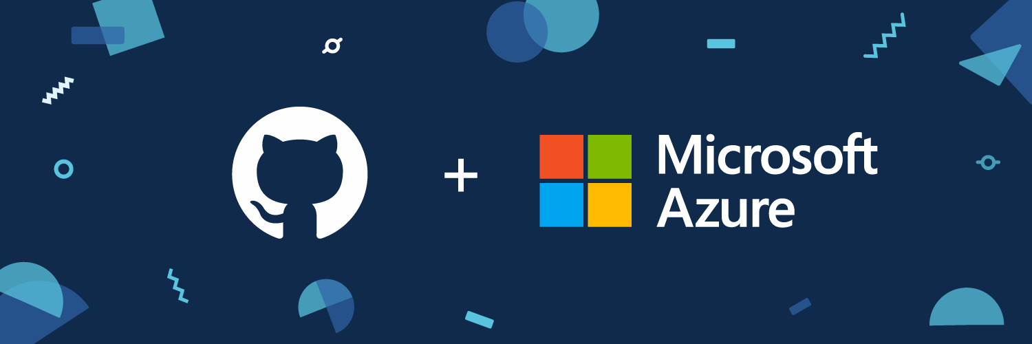 GitHub and Microsoft Azure partnership logo