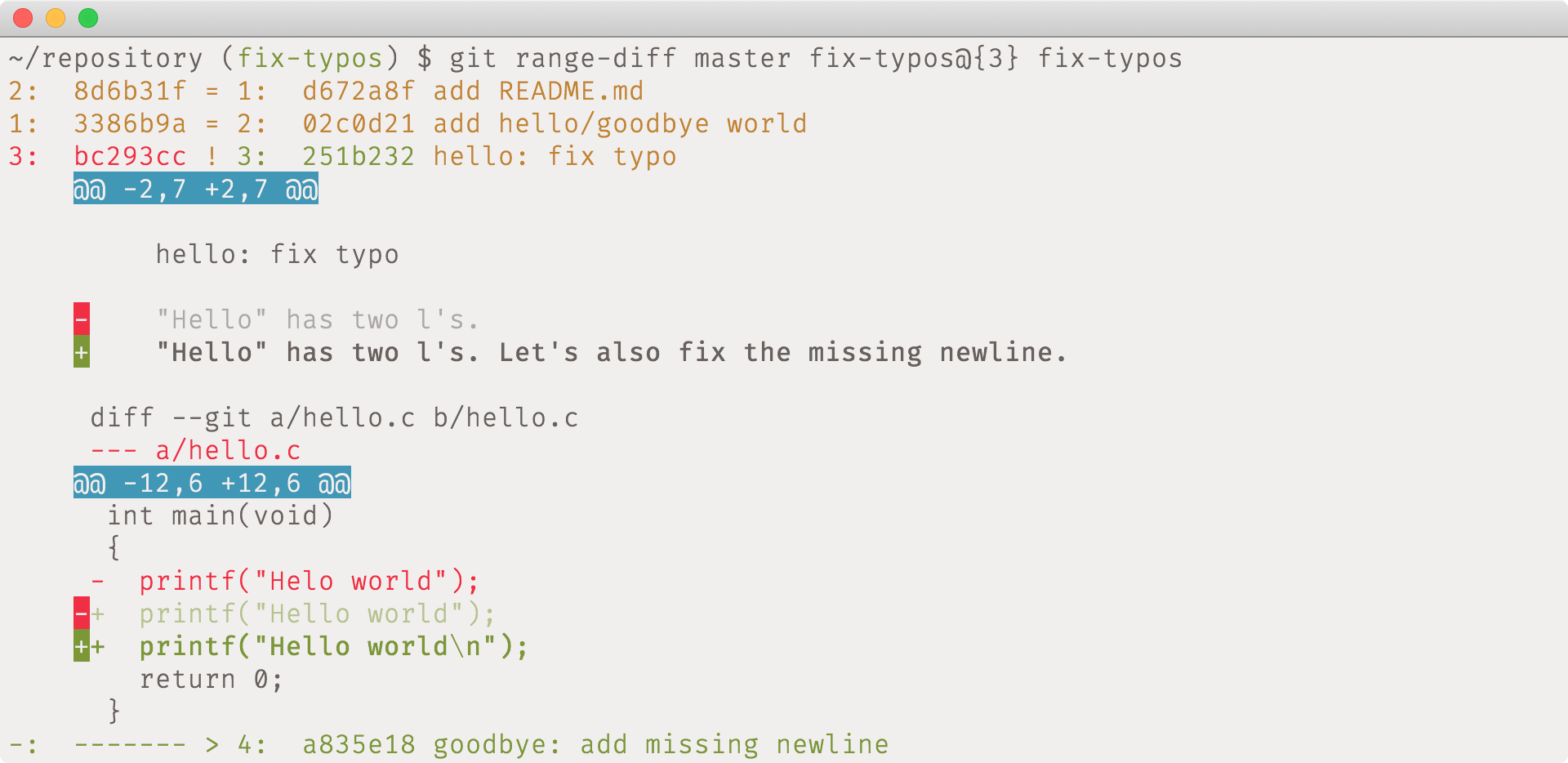 git range-diff example