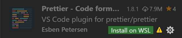 Disabled Extensions w/Install Button