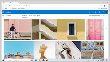 OneDrive files shown on screen