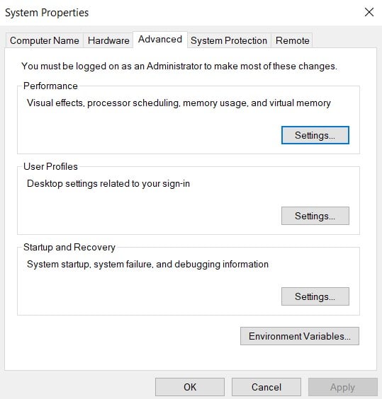 CodersLegacy Environment Variables