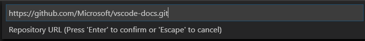 set repository URL