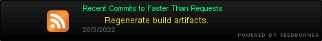 Recent Commits to Faster Than Requests