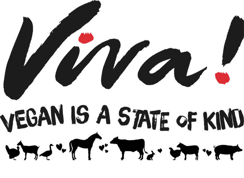 Viva! Logo Vegan Is A State Of Kind, Be Kind To All Kind